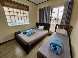 2台のベッドがある二人部屋仕様のプレミアムツインシェアルーム