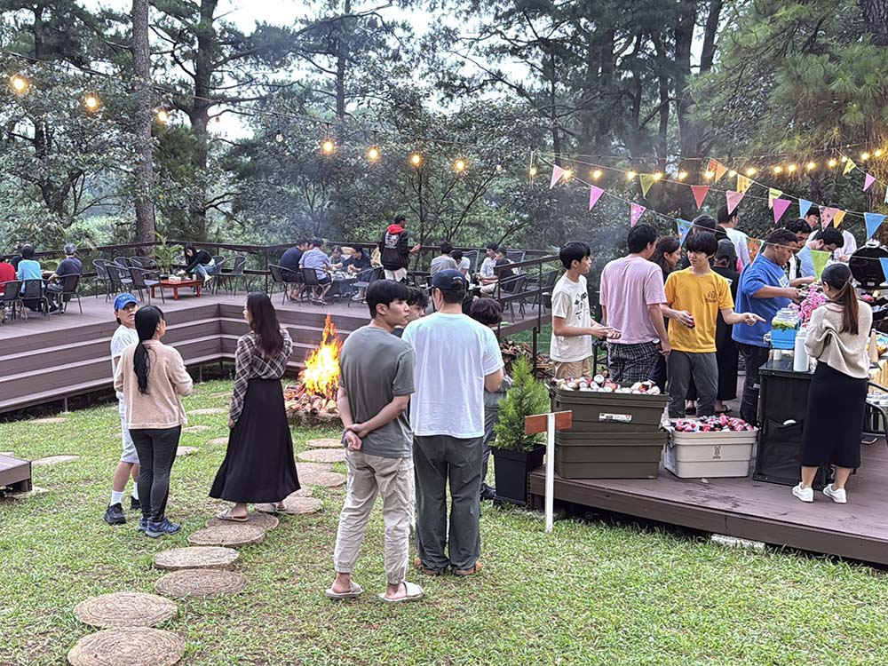 A&Jエコのキャンピングサイトで開催されたBBQパーティ