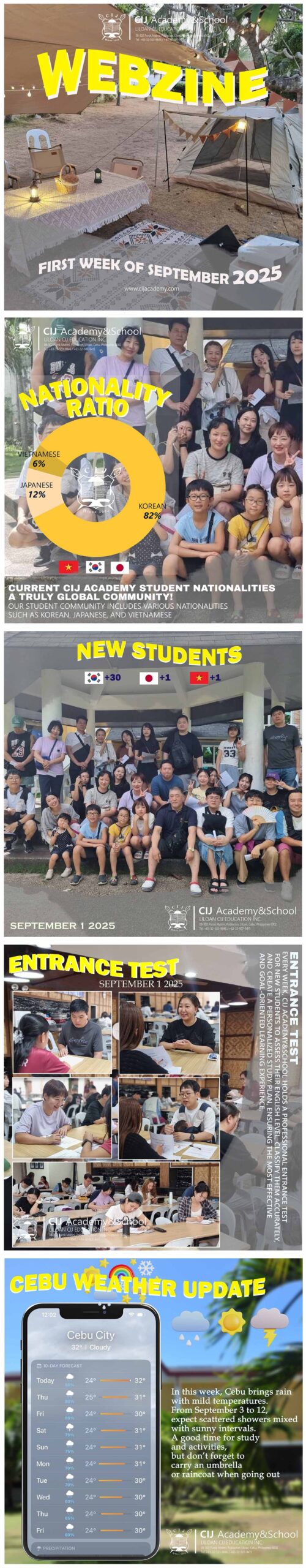 セブ_CIJ_2025年9月の国籍比率と入学試験など_20250911