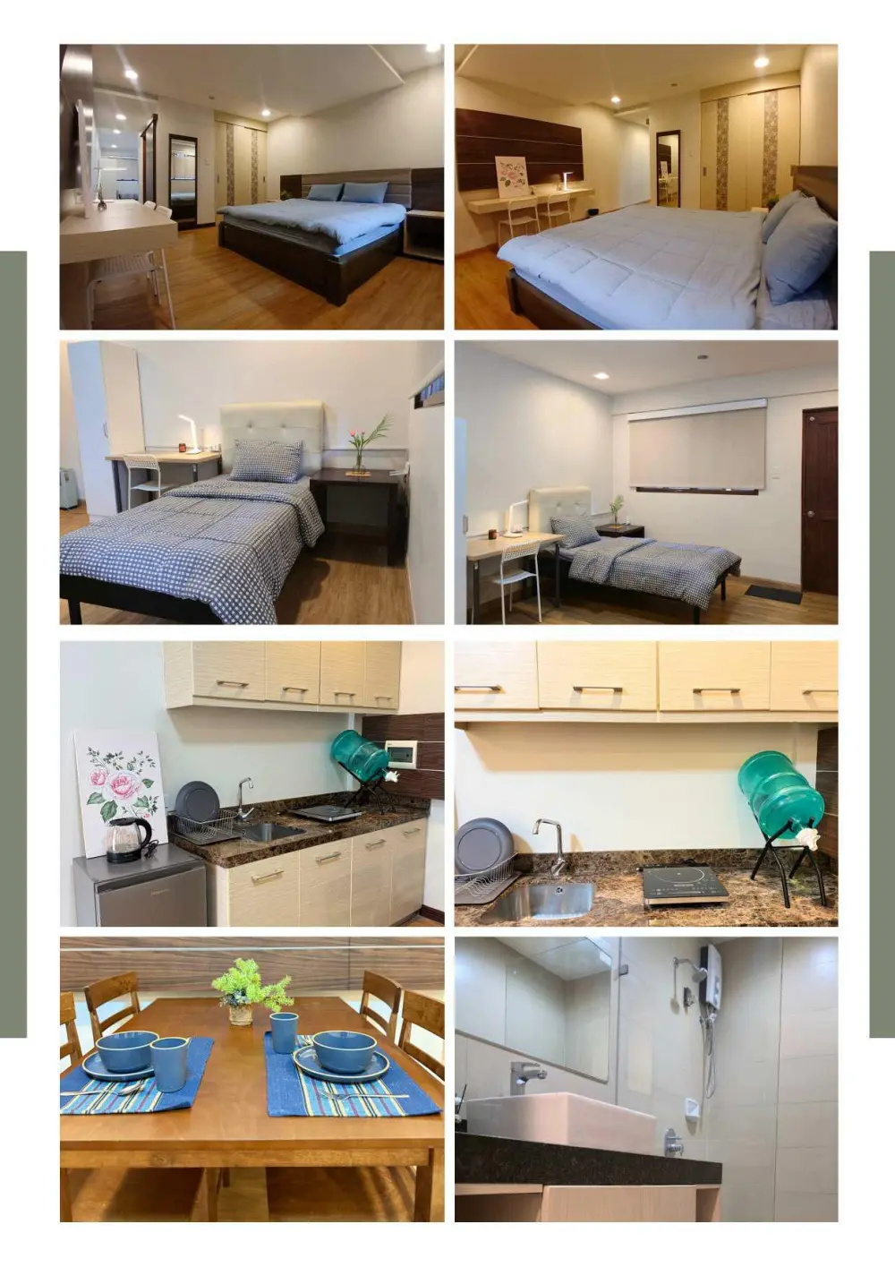 バギオ_A&J_ECO_プレミアムスタジオ室内写真キッチンと寝室_20251013