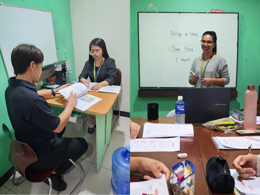 パインズメインキャンパスのマンツーマンクラスとグループクラスの体験