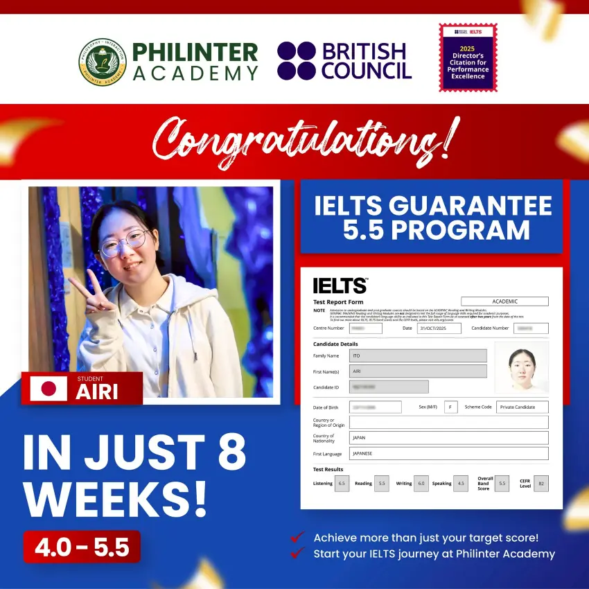 セブ_Philinter_日本人学生_IELTS8週間で4.0から5.5達成_20251108
