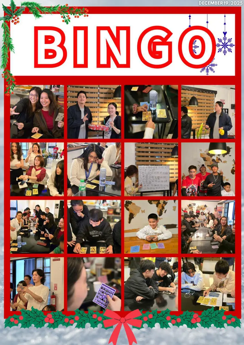 バギオ_A&J Main_イヤーエンドパーティー_ビンゴ大会の様子_20251219