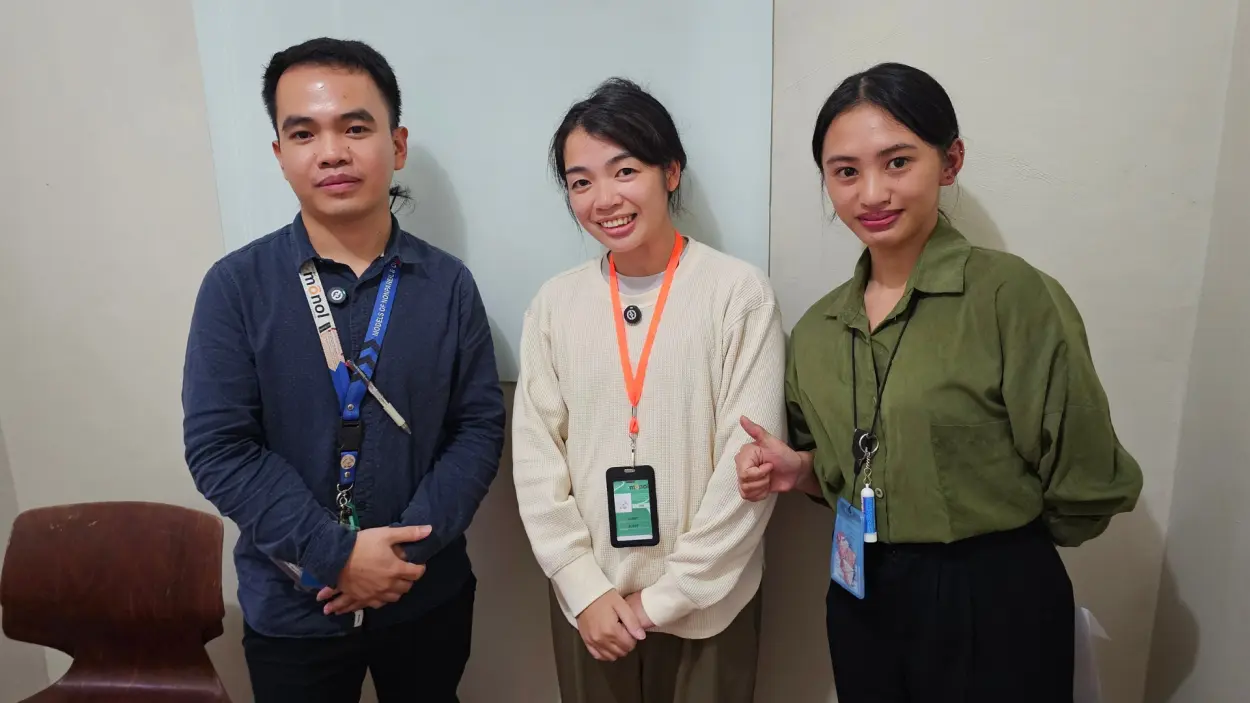 バギオ_MONOL_モノルの講師とGrit留学Jhennyの記念写真