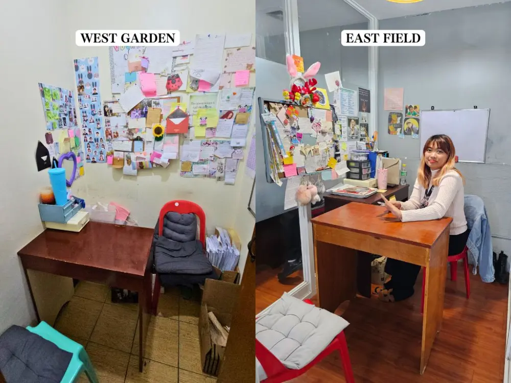 JIC Challenger Campusのウエストガーデンとイーストフィールドにあるマンツーマンクラス用教室