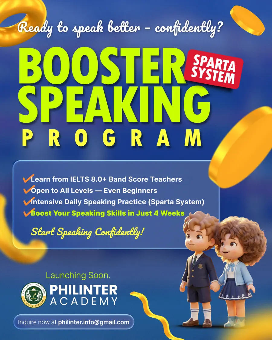 セブ_Philinter_Booster Speaking Programの紹介ポスター_2026