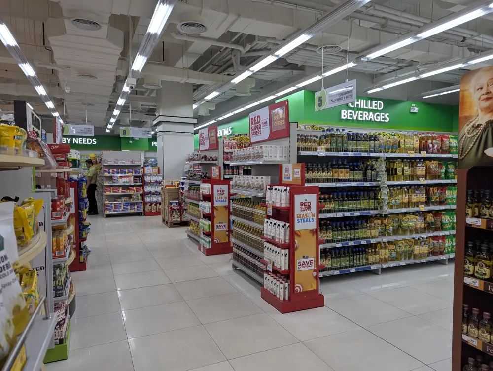 セブ_CIJ滞在時に撮影したBay Mall Liloan内のRobinsons Supermarket店内