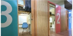 バギオ_PINES_半個室タイプ5人部屋5BR Soloの全体