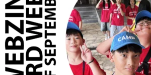フィリピンのセブ島・リロアンにあるCIJ Academy & Schoolの2026年9月第3週Webzineで、ジュニアキャンプに参加している赤いTシャツを着た学生たち